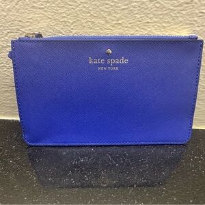 Kate Spade Blue Wristlet